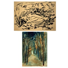 Landschaft verso Wald innen / - Landschaft als A Space der Imagination -