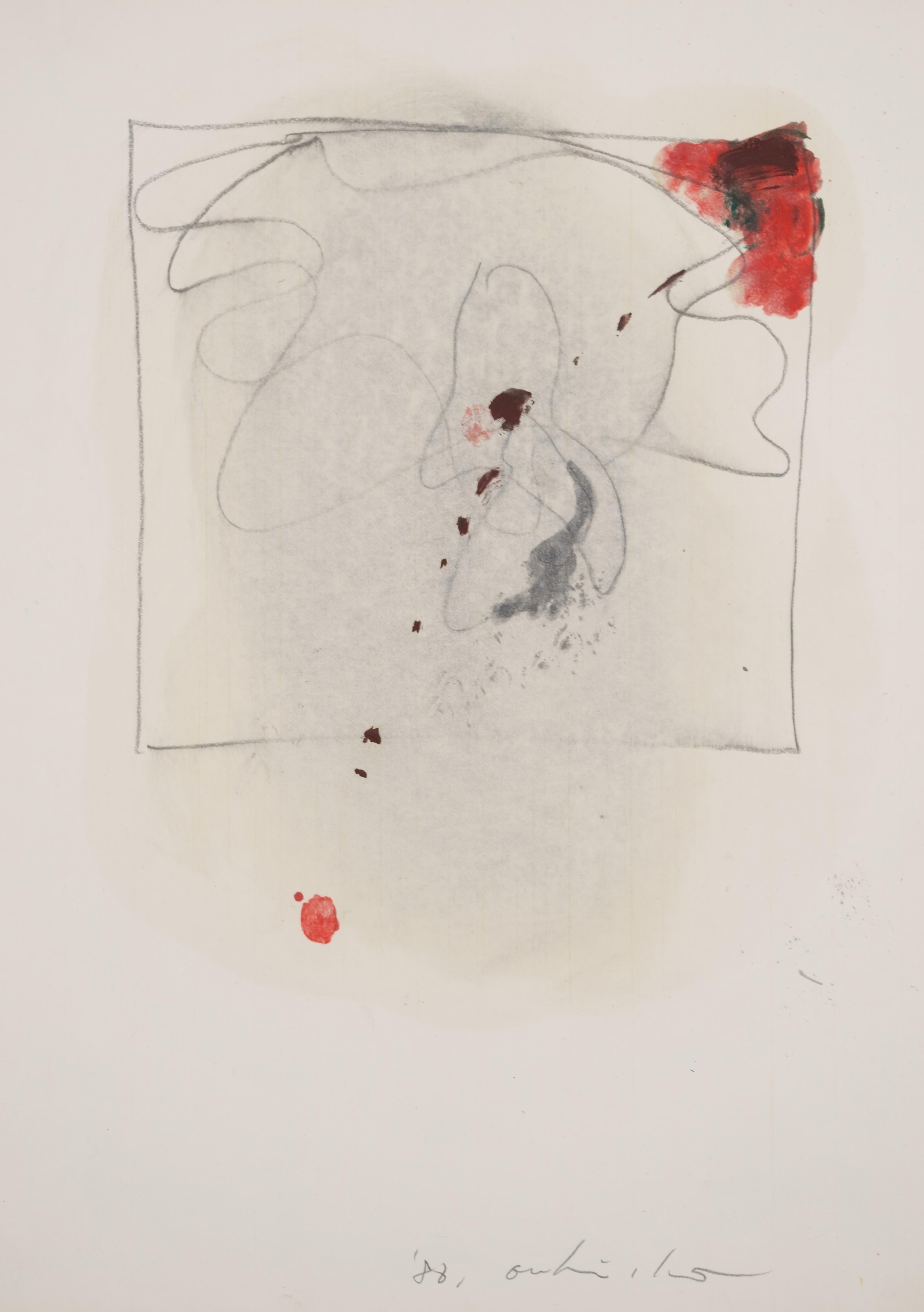 Unframed Abstrakte Zeichnungen und Aquarelle