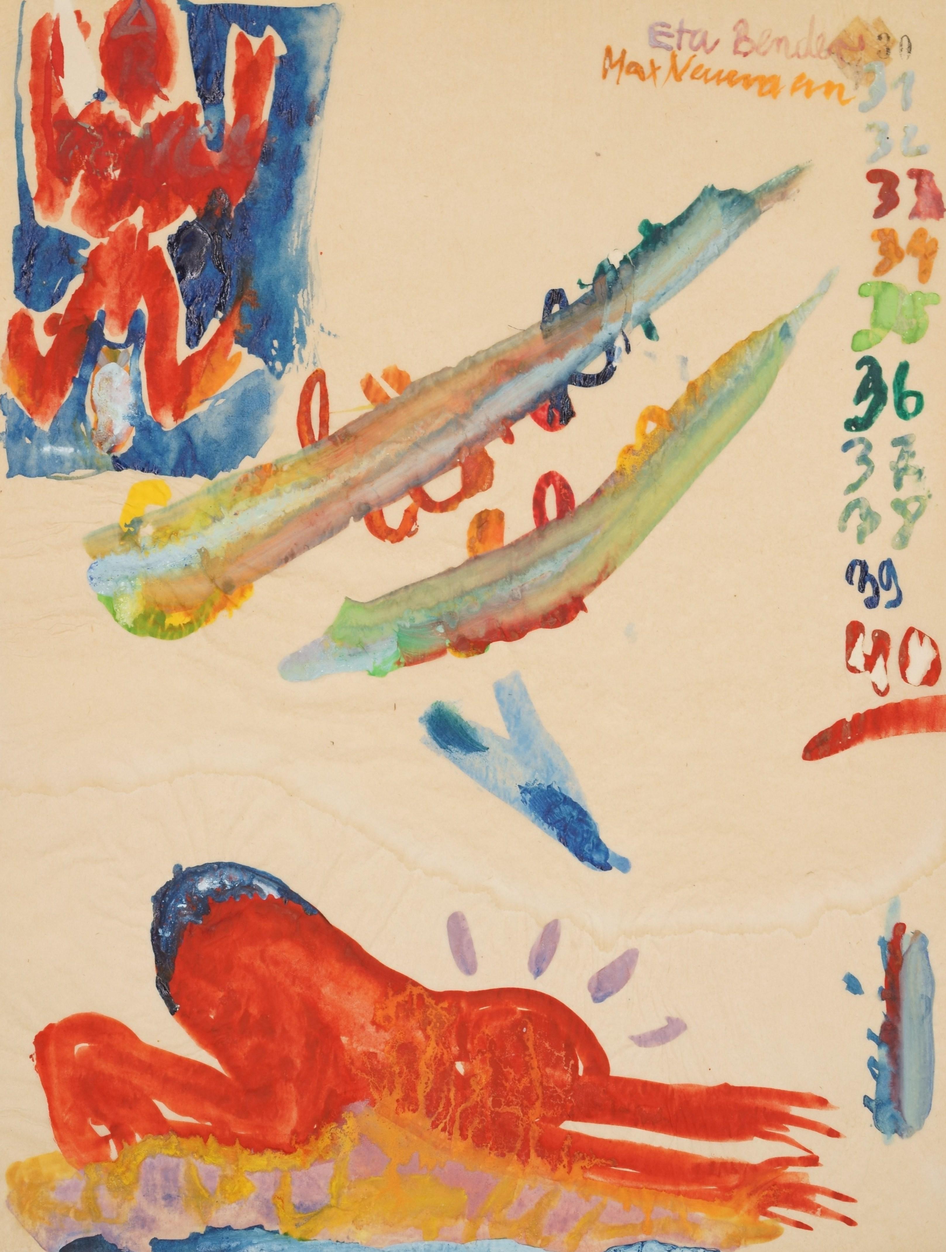 Unframed Dessins et aquarelles - Abstrait