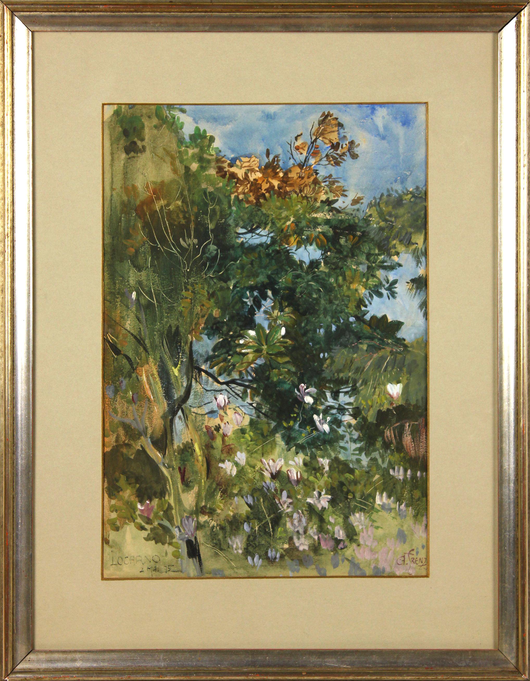 Plant Impression in Locarno - Floral Crescendo - - Impressionist Art by Alexander Frenz