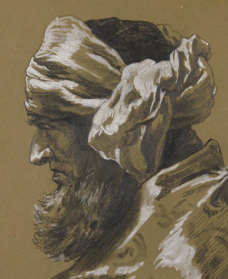 Hermann Prell - Half-length portrait of a Pharisee - In the shadow of ...