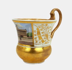 Tasse de vue KPM avec le musée d' Altes, vers 1830 / - La naissance des Spree-Athens -
