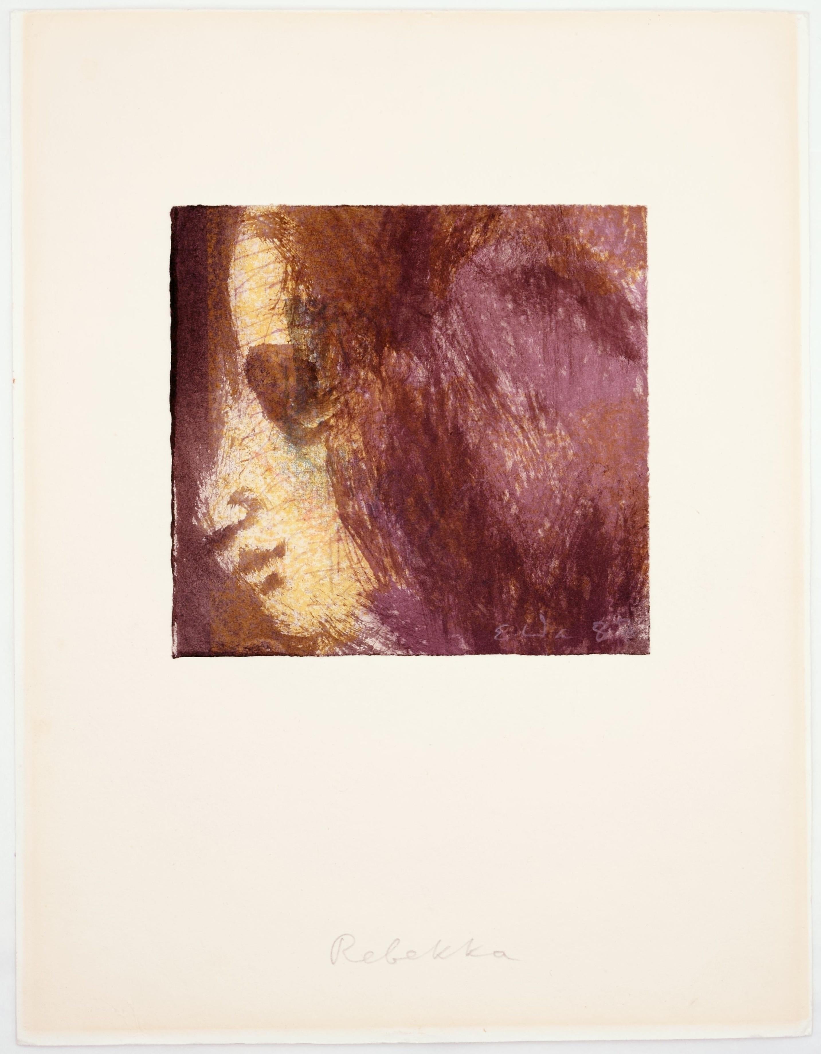 Rebekka / - Rebekka's Appearance - - Realist Art by Emil Wachter