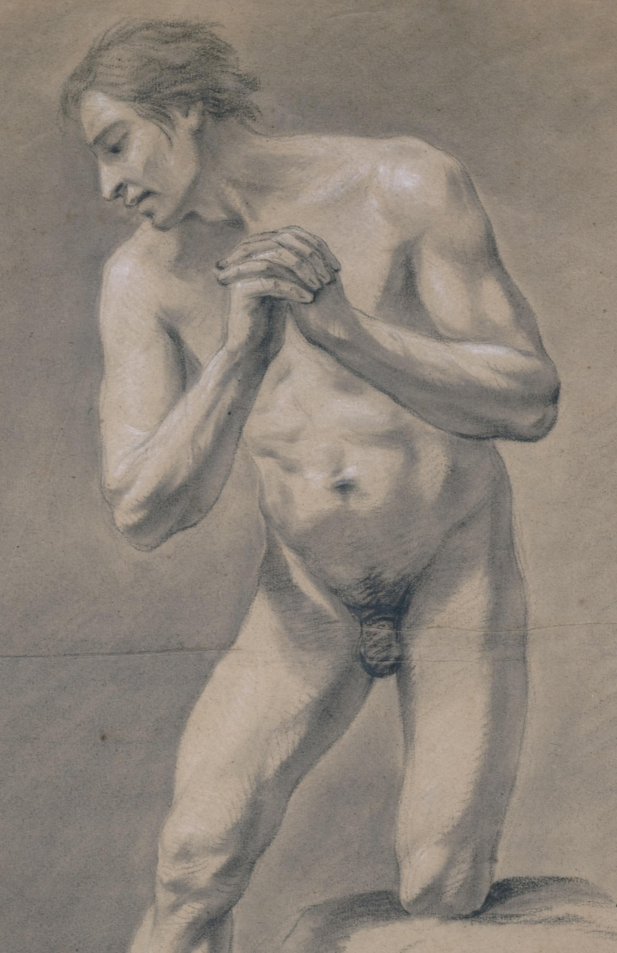 Nu masculin - The Drama of the Nude - Art de Johann Heinrich Meil