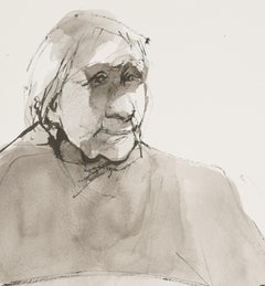 Old Woman at the Table / - Shaded view -