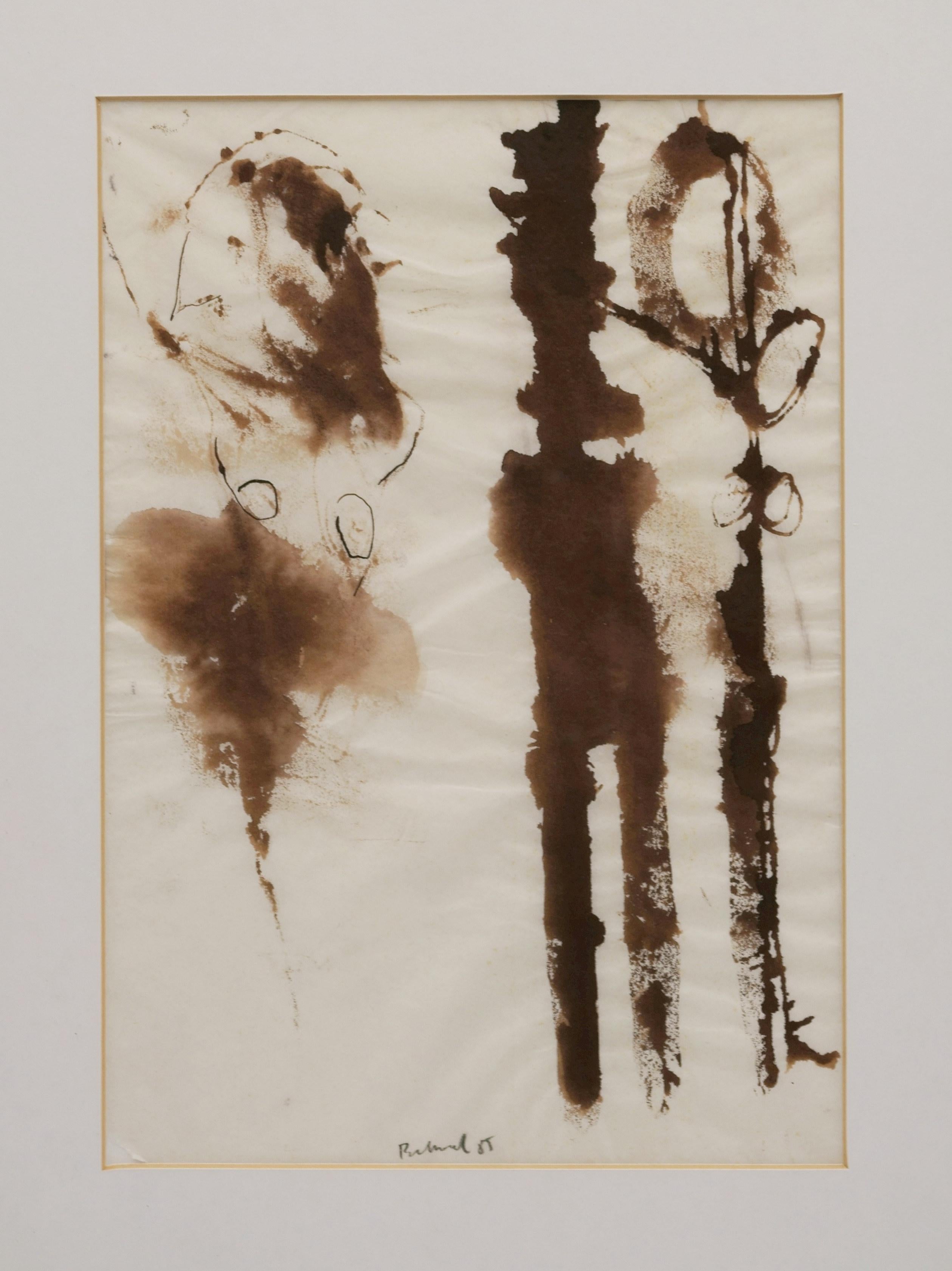 Untitled / - Association - - Abstract Expressionist Art by Detlef Baltrock