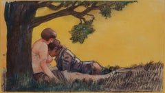 Love Scene Under a Tree / - At the breast of Mother Nature -