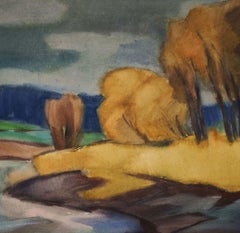 On the Hunte near Oldenburg / - The tension of the landscape -