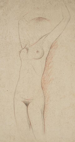 Standing Nude, ca. 1930 / Art deco nuditiy by an artist from Worpswede