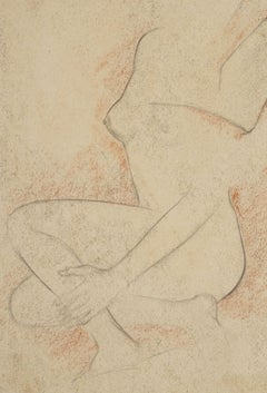 Two Acts in Motion, ca. 1930 / Art deco nuditiy by an artist from Worpswede