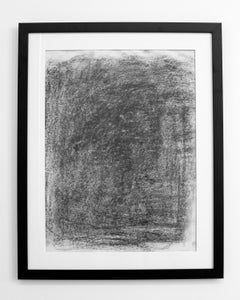 Abstract Charcoal Drawing Black Frame