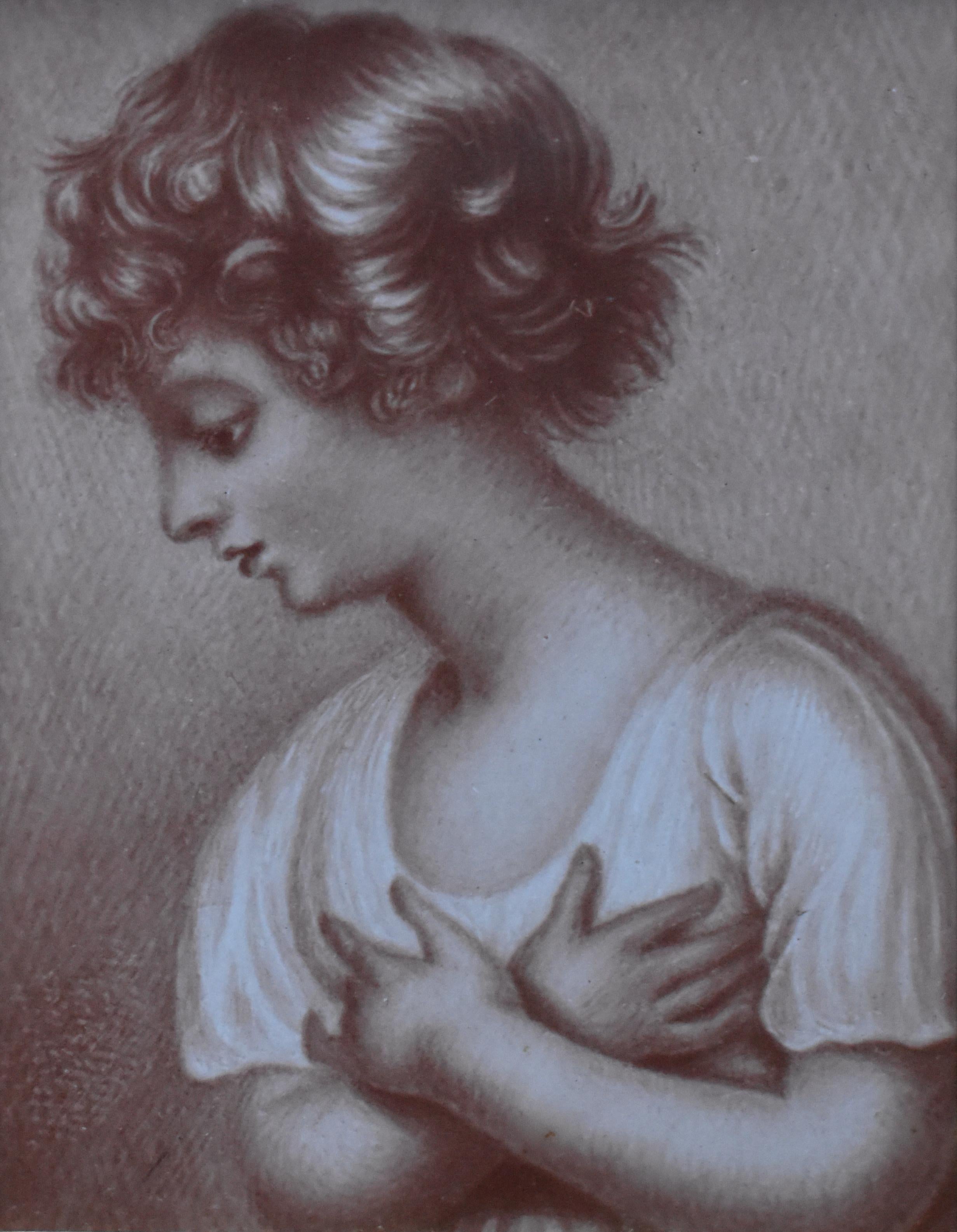 Porträt-Miniatur-Porträt, Letitia Preston Vallancey, um 1765  – Art von Unknown