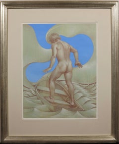 Study for Rocking the Boat (male nude)