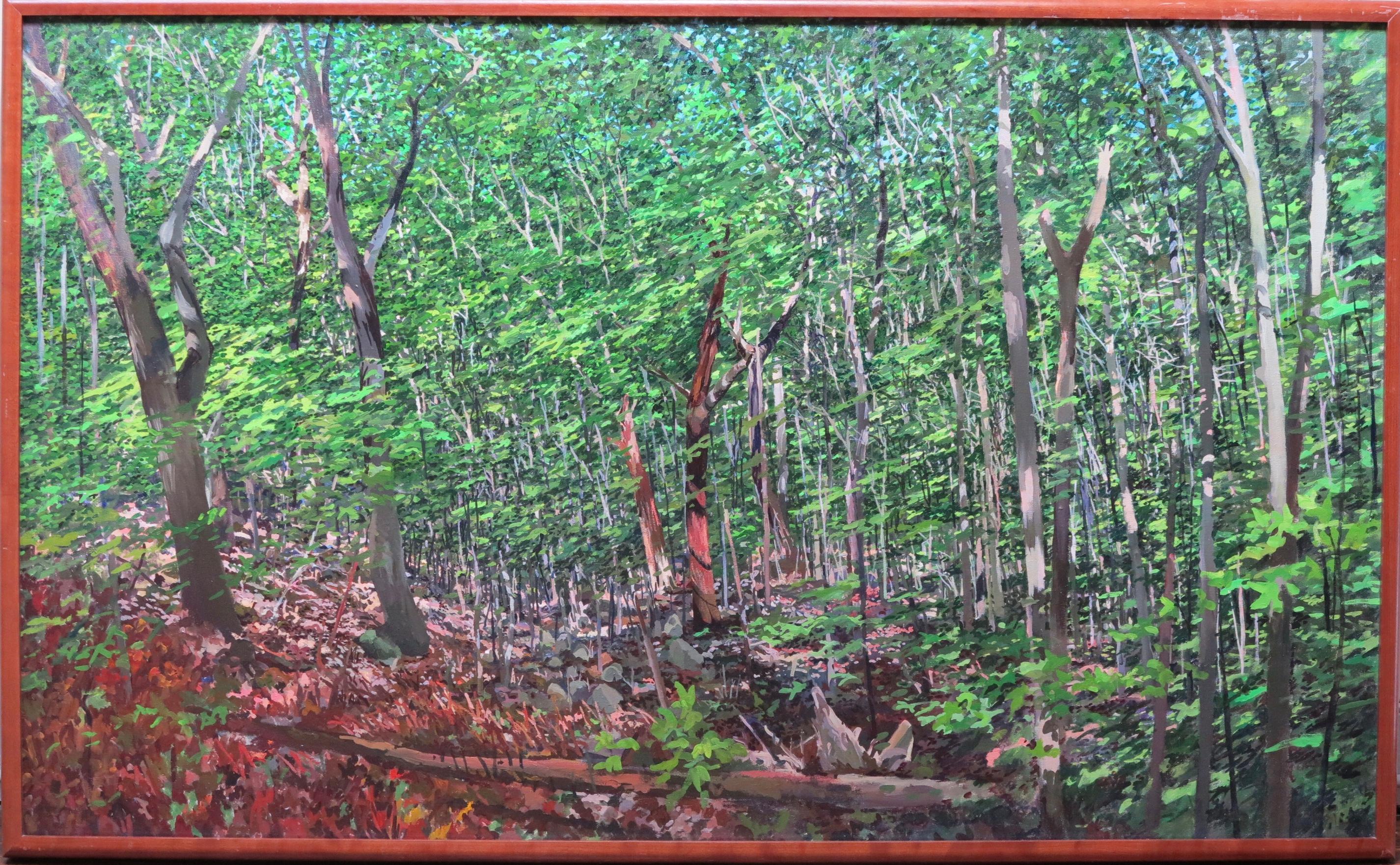 Wolf Pond Hollow III - Painting by Johnson Hom
