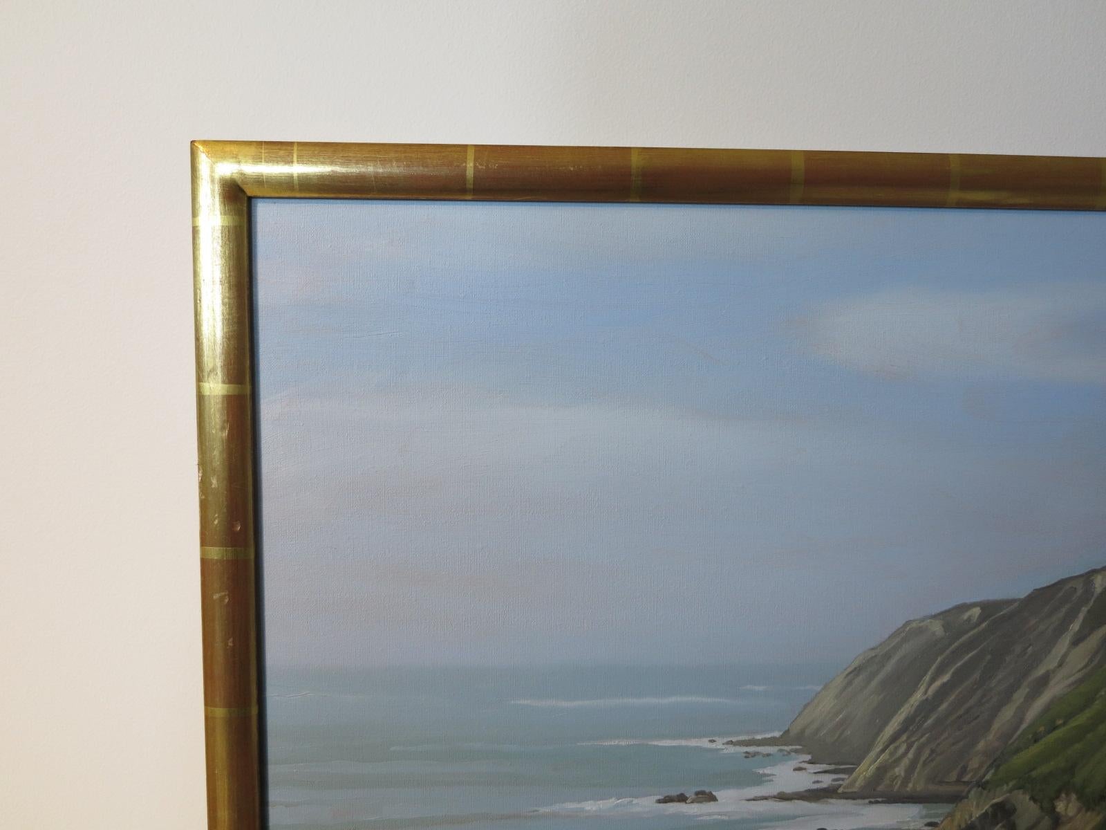 Tomales Point, Point Reyes CA (California coastal landscape painting) 1