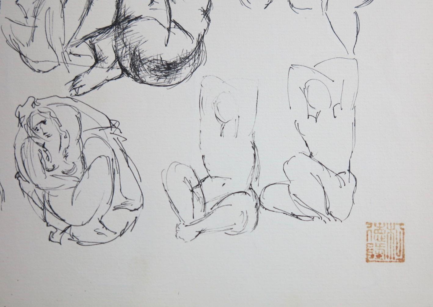 Nackte Studie – Art von Federico Castellon