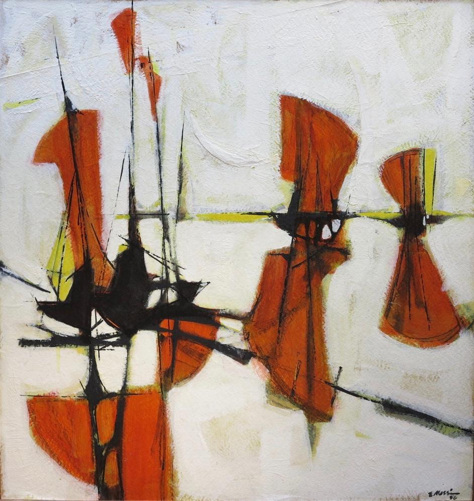 Eugene Massin Abstract Painting - Untitled