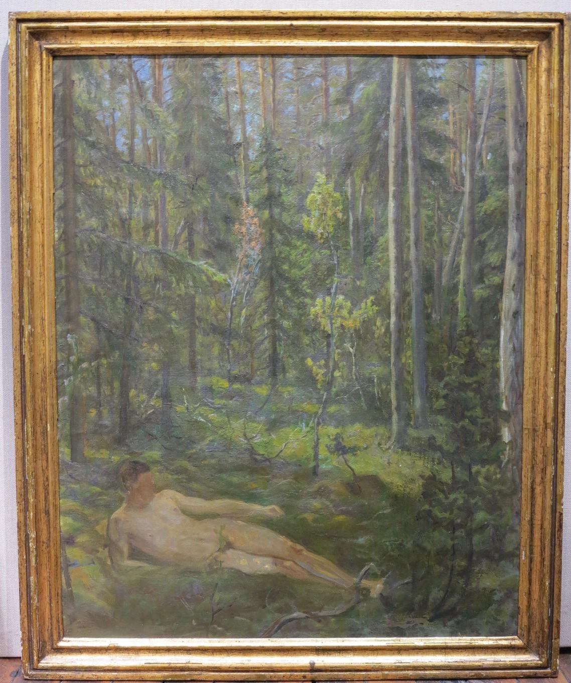 Arcadian Male Nude Landscape 3