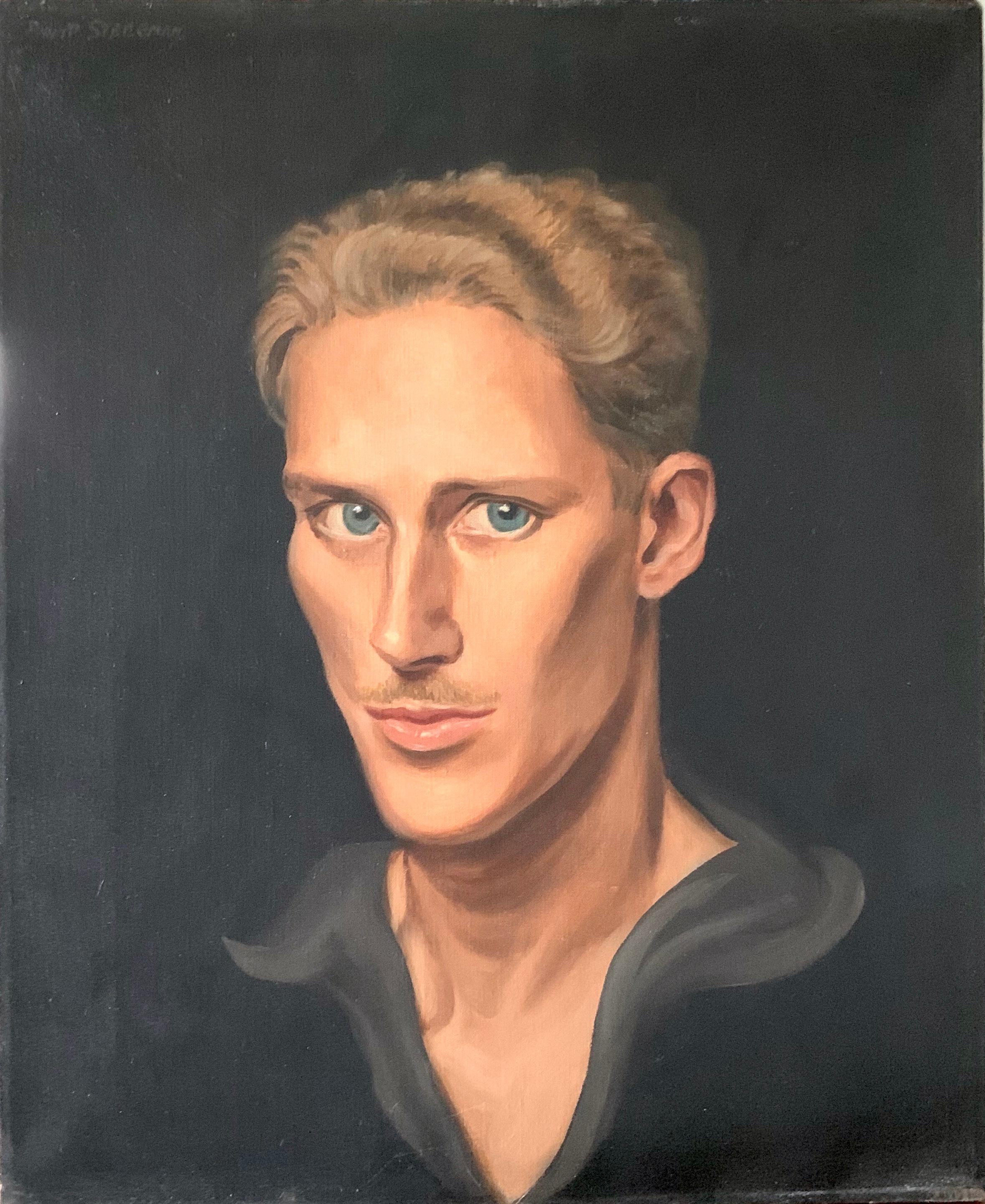 Philip Steegman Portrait Painting - Portrait of a Naval Officer (male portrait)