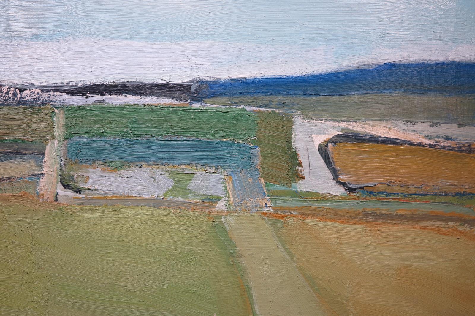 Kildee Field (abstract expressionist landscape) - Painting by Jeffrey Boys