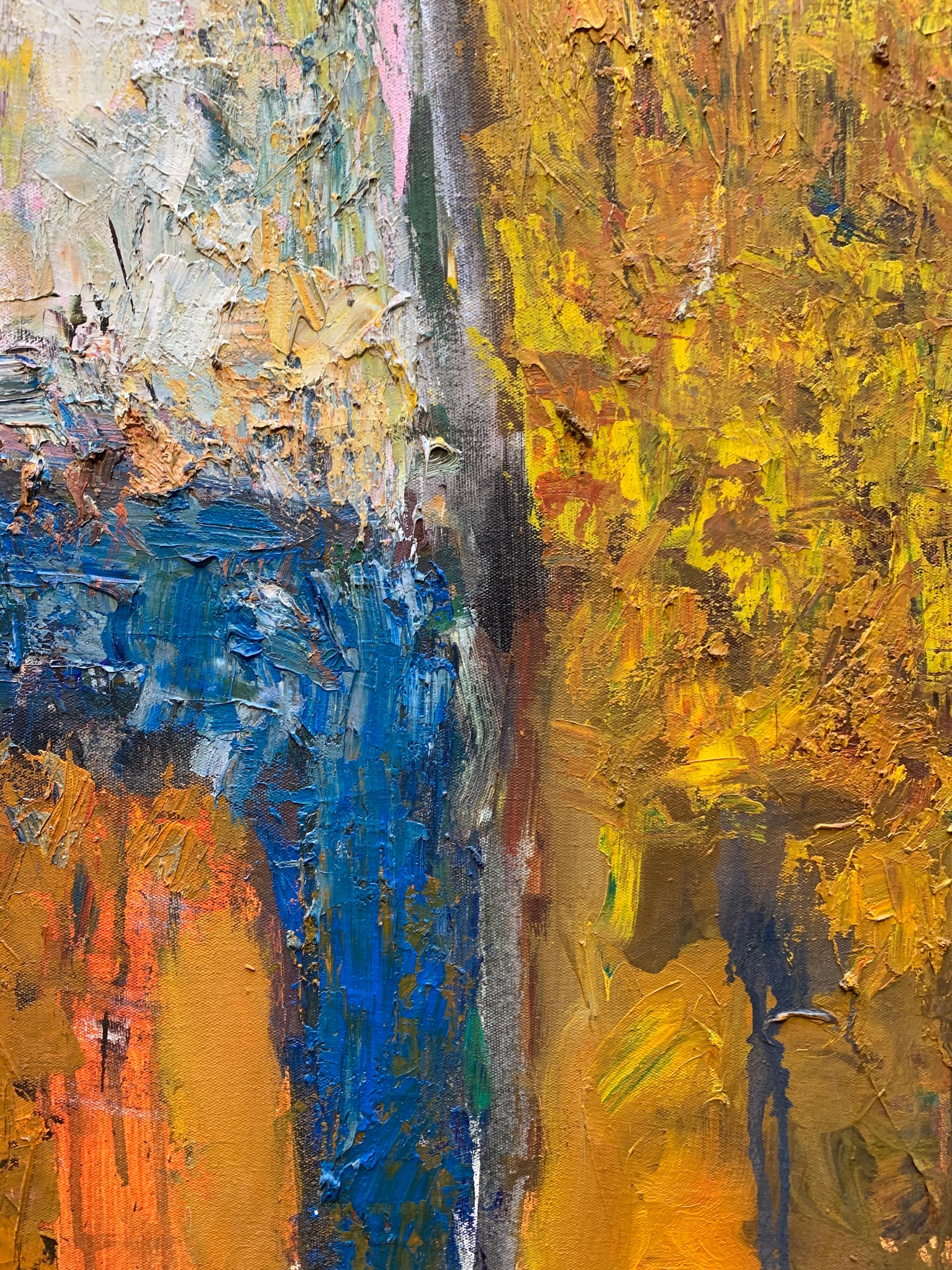 Table - Abstract Expressionist Painting by Matt McGoff
