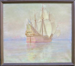 Spanish Galleon (nautical seascape ship painting)