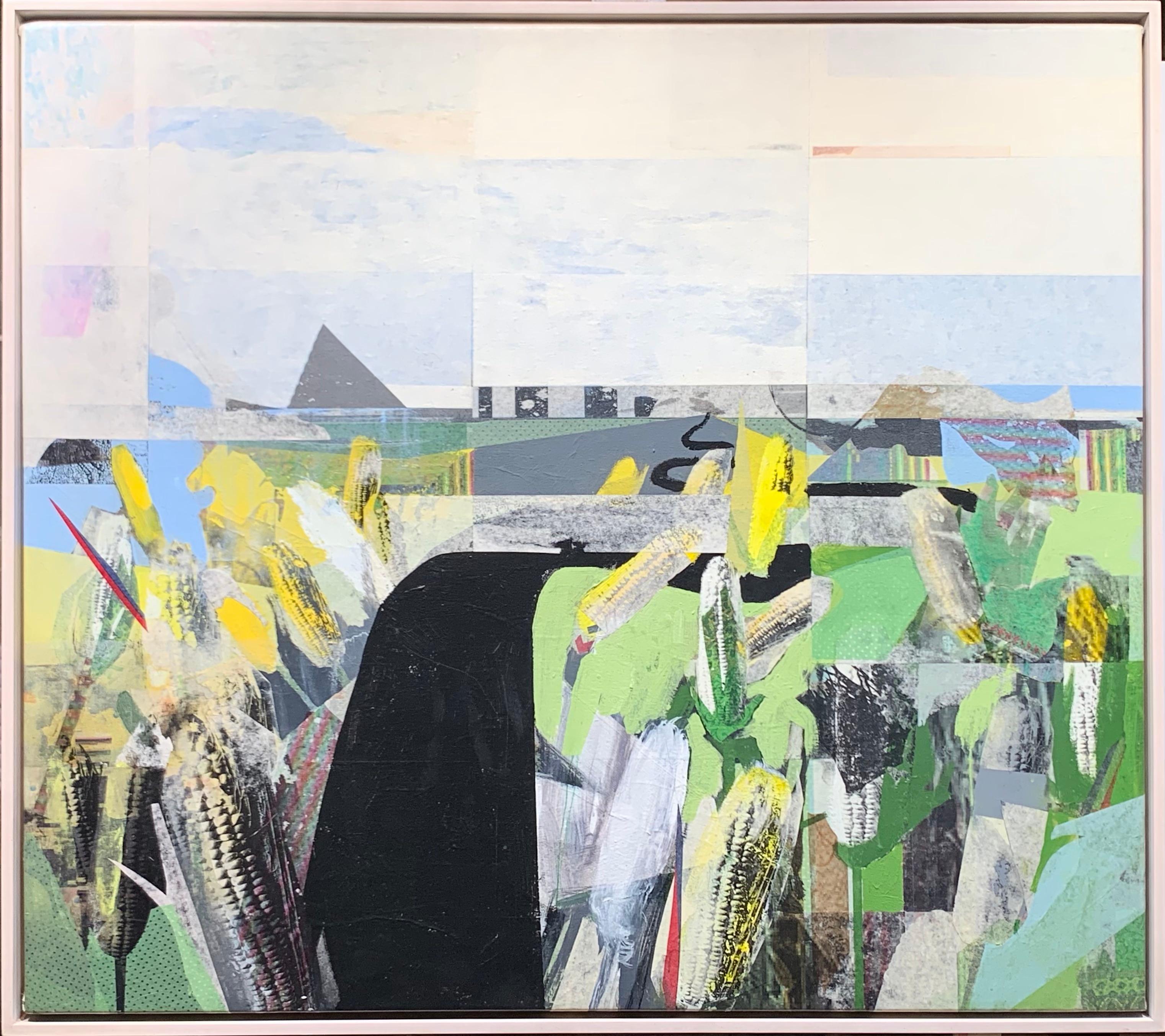 Brandon Friend and Jason Griffin Landscape Painting - Fields of Gold (Cornfield Landscape)