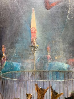 Circus (Big Top Tiger Cage Painting)