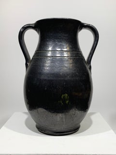 Jonah Owen 1920-1930’s Carolina Pottery black lead glaze vase