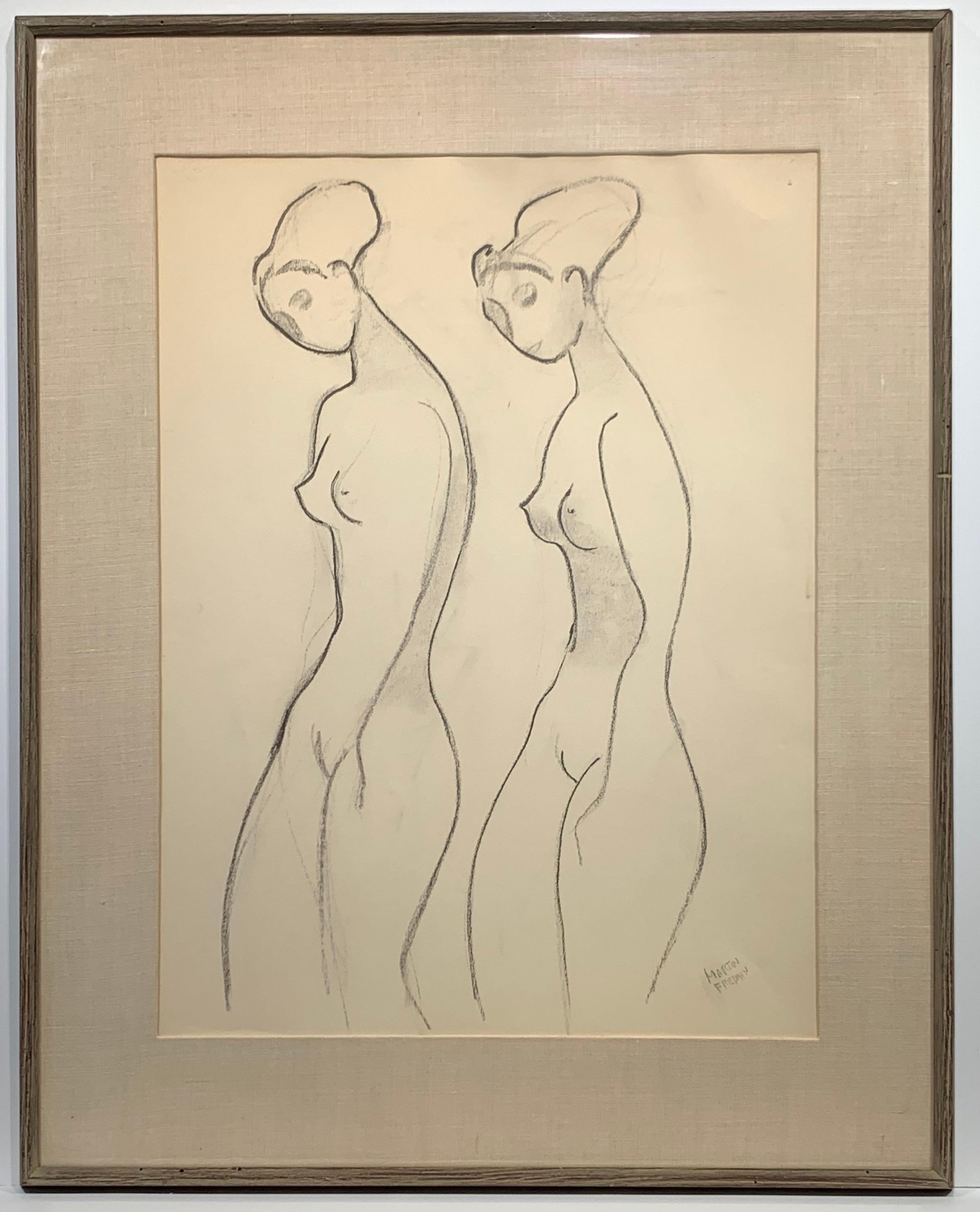 Nude Martin Friedman - Figures féminines nues (Étude de femmes nues)