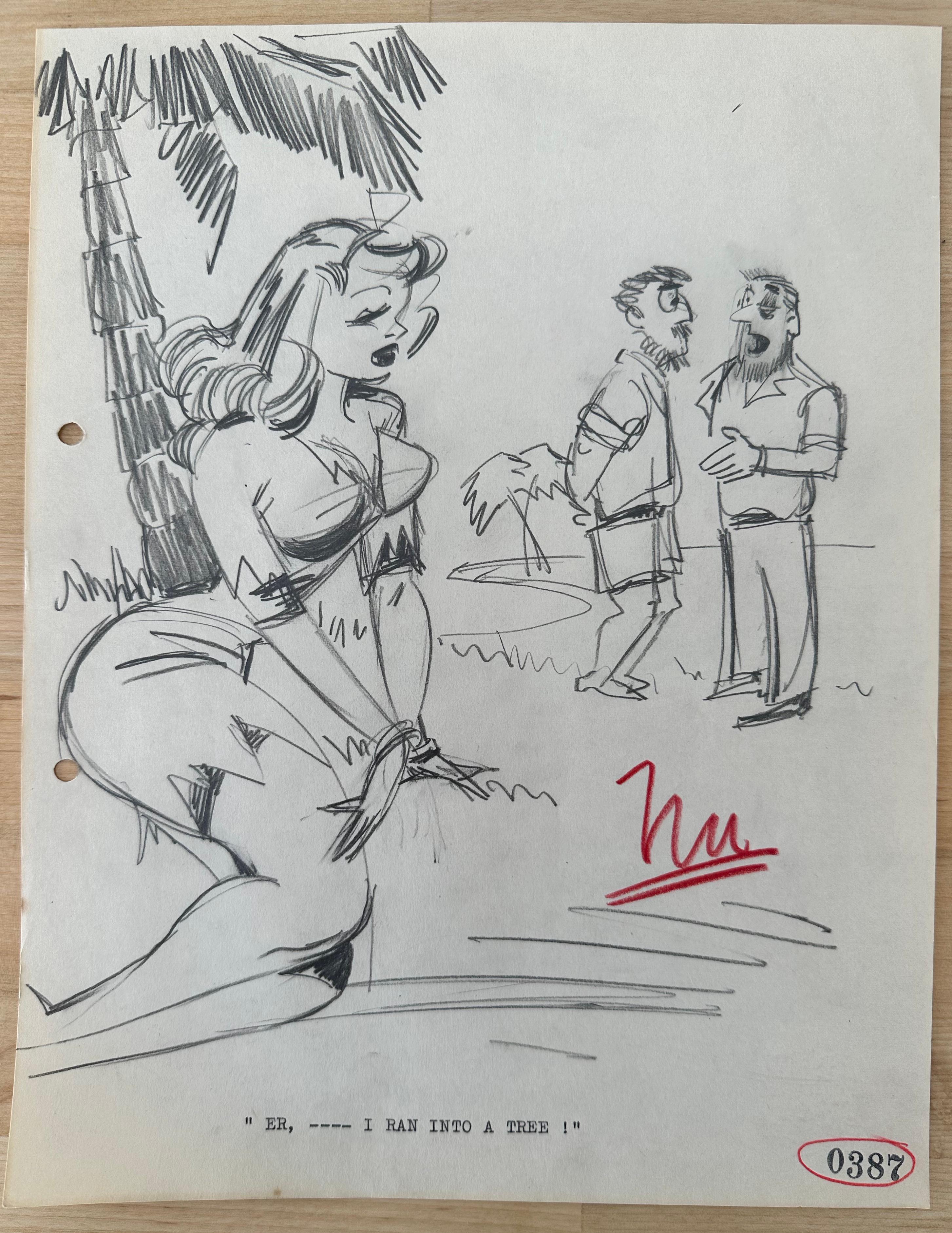Figurative Art di Unknown - Vignetta umoristica del Gentleman's Magazine