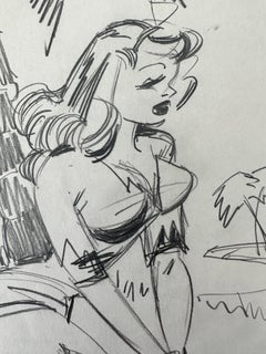 Humorous Gentleman's Magazine cartoon