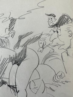 Humorous Gentleman's Magazine cartoon