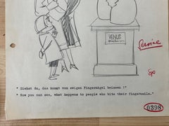 Humorous Gentleman's Magazine cartoon