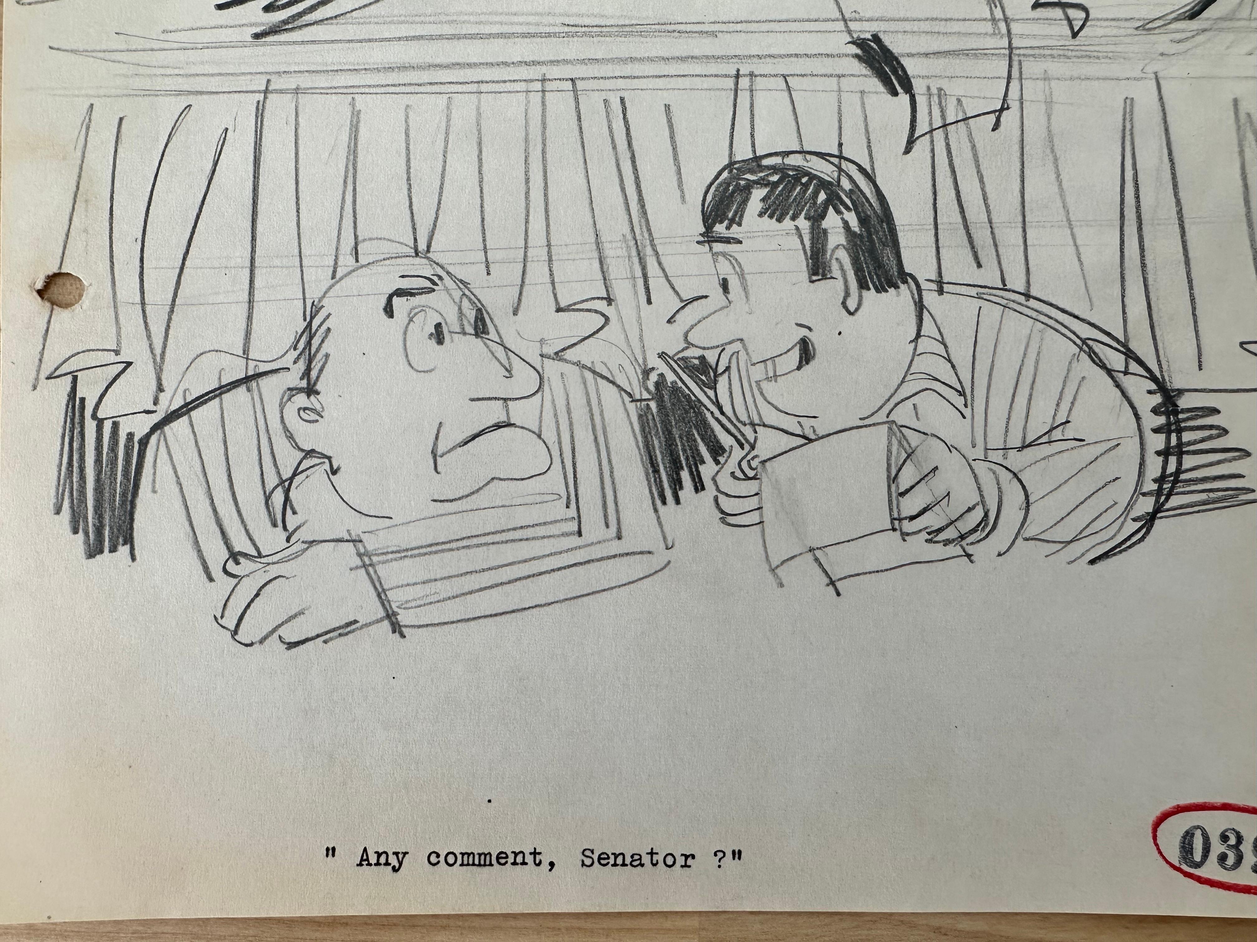 Humorvoller Cartoon aus dem Gentleman's Magazine  – Art von Unknown