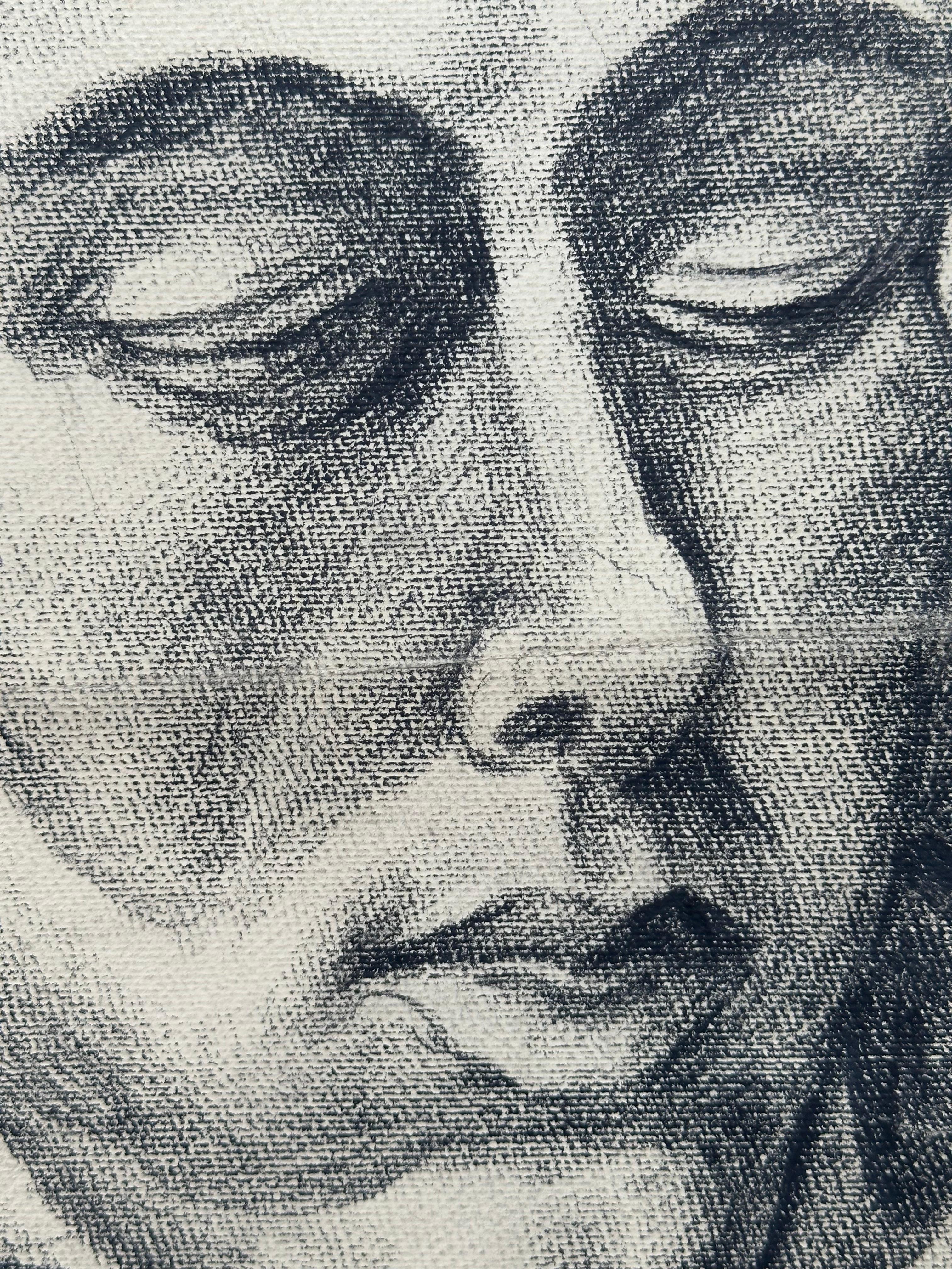 Portrait of James Dean - Realist Art by Joseph Kardonne