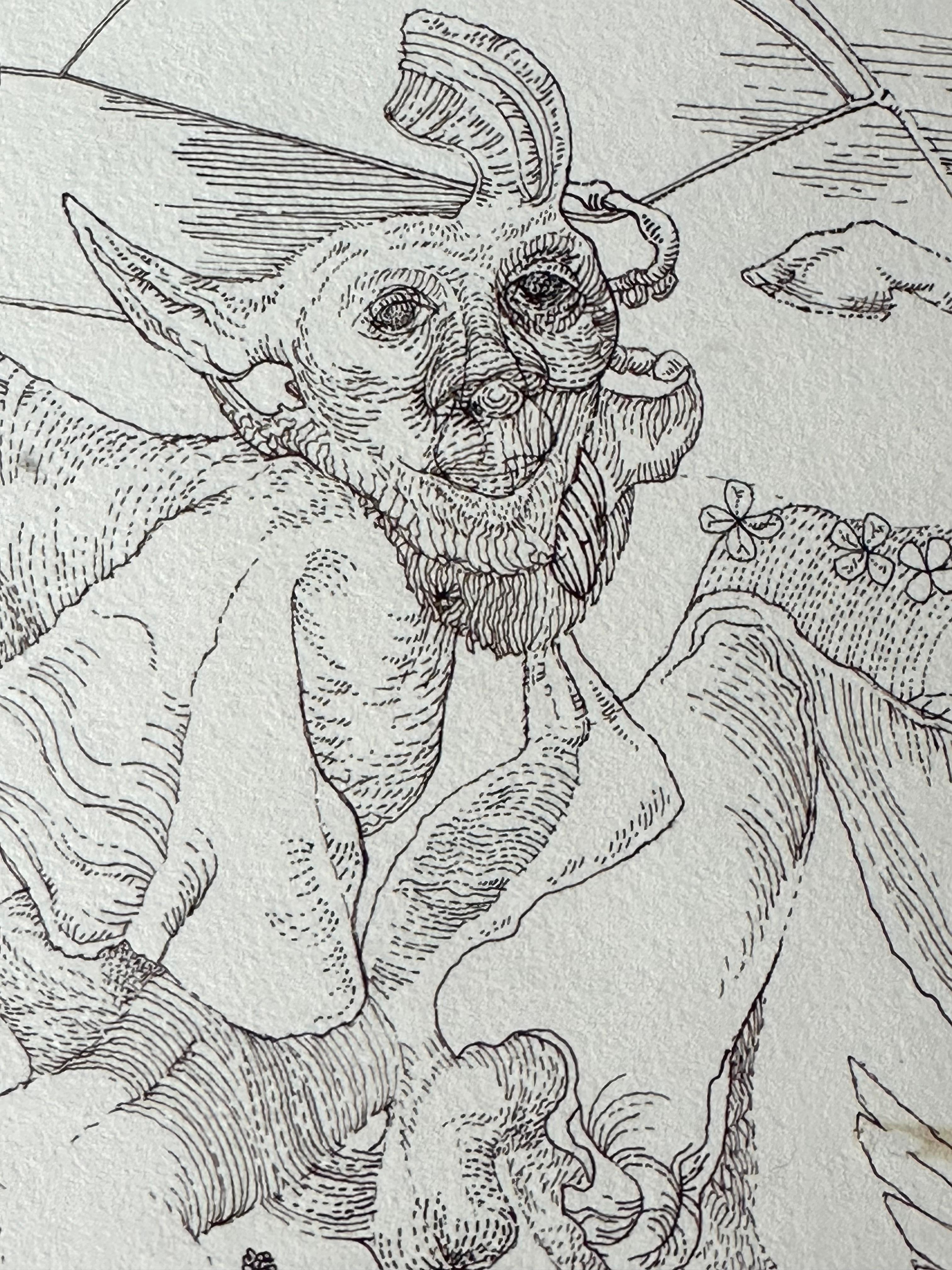 Animal Capers (artiste surréaliste noir) - Surréalisme Art par Roland Ayers