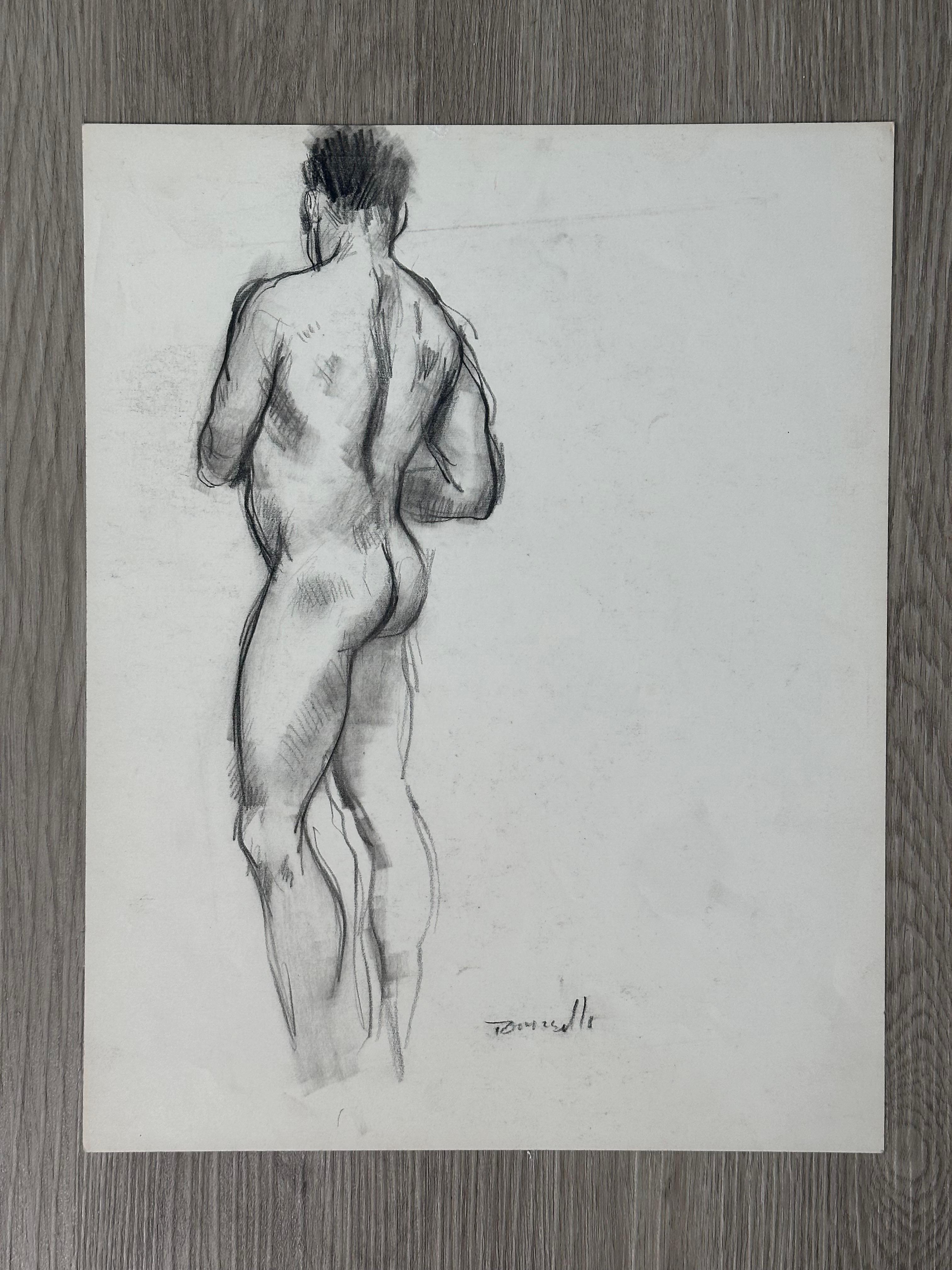 Figurative Art de Vito Tomasello - Retrato de hombre joven
