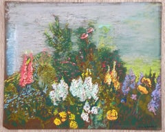 Jardin par paysage de lac
