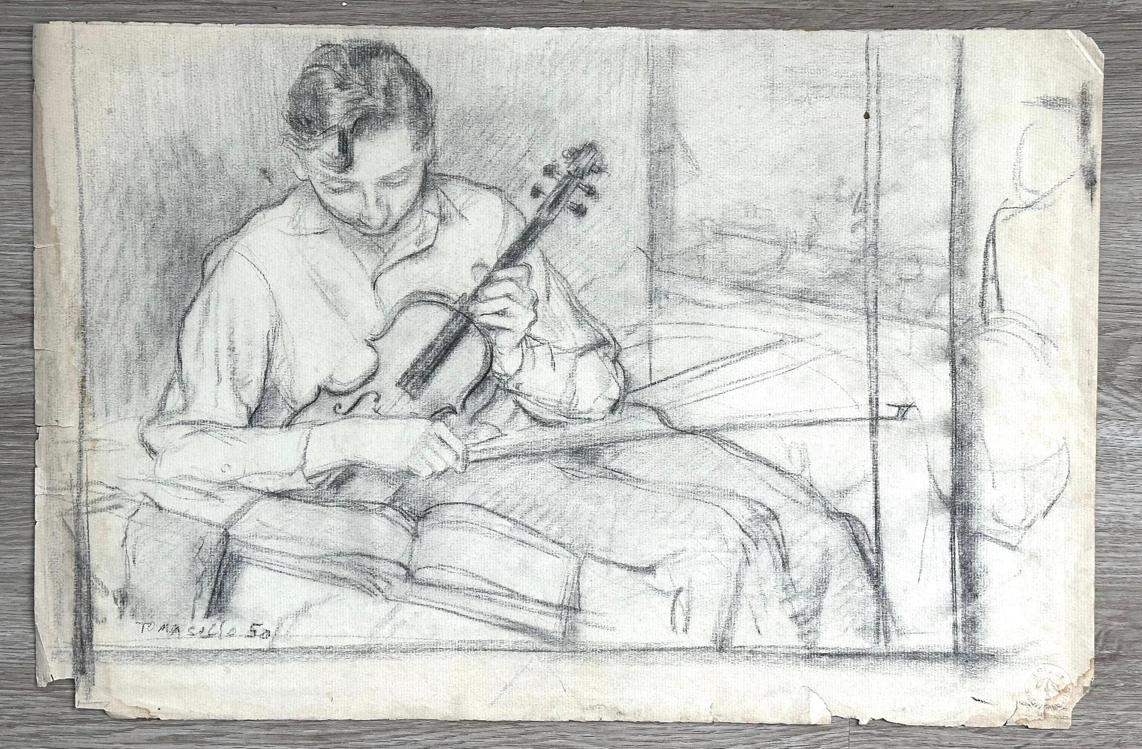 Violinista (Retrato de joven con violín)