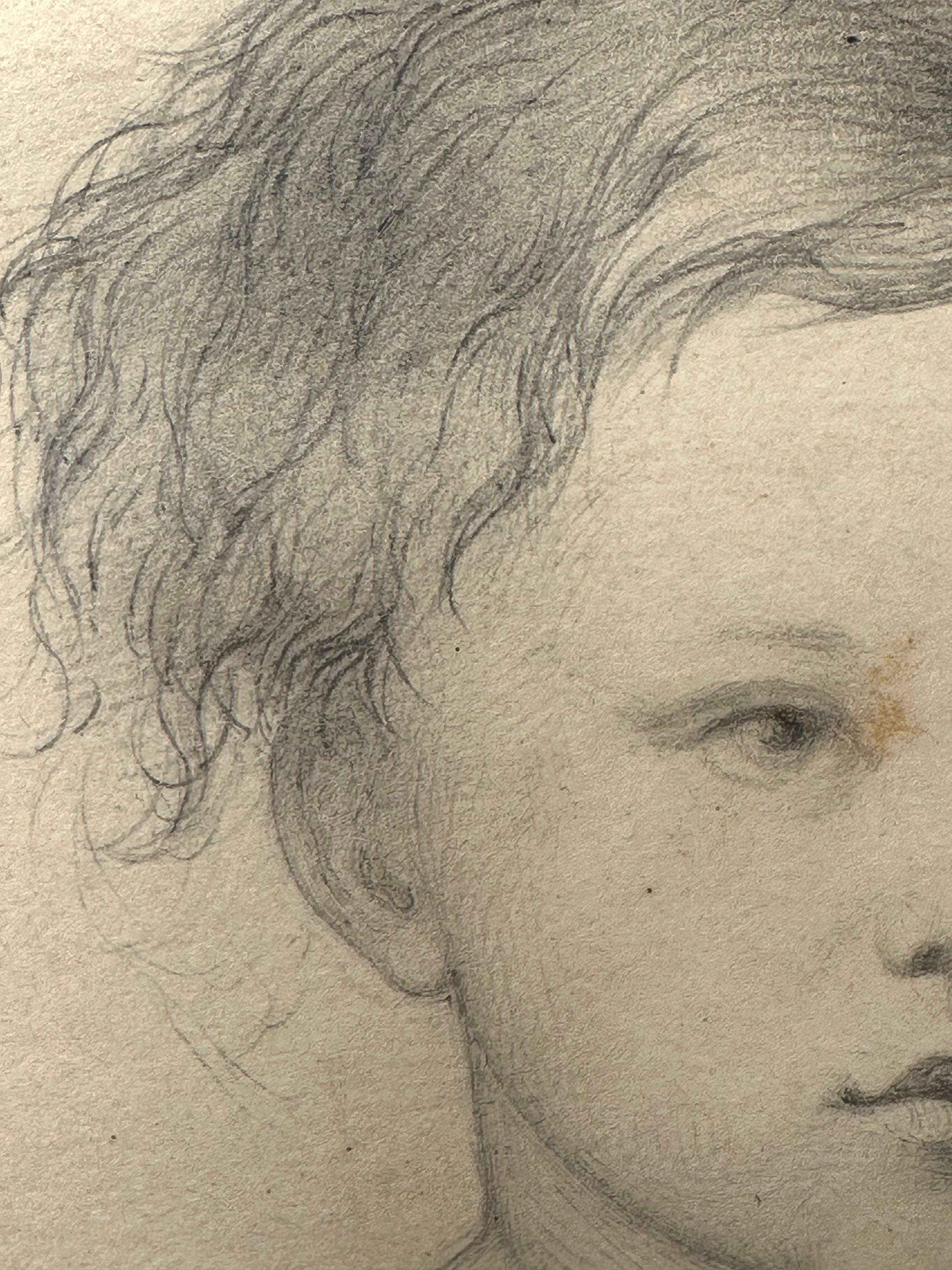 Retrato de Laurence Wedgwood por artista desconocido.

Lápiz sobre papel, la hoja mide 8 x 10 pulgadas; 11 x 13 pulgadas en un marco de hacia 1910. 

Foxing en la hoja, sin manchas ni pérdidas. Sin conservación

Sitter identificado en el papel de