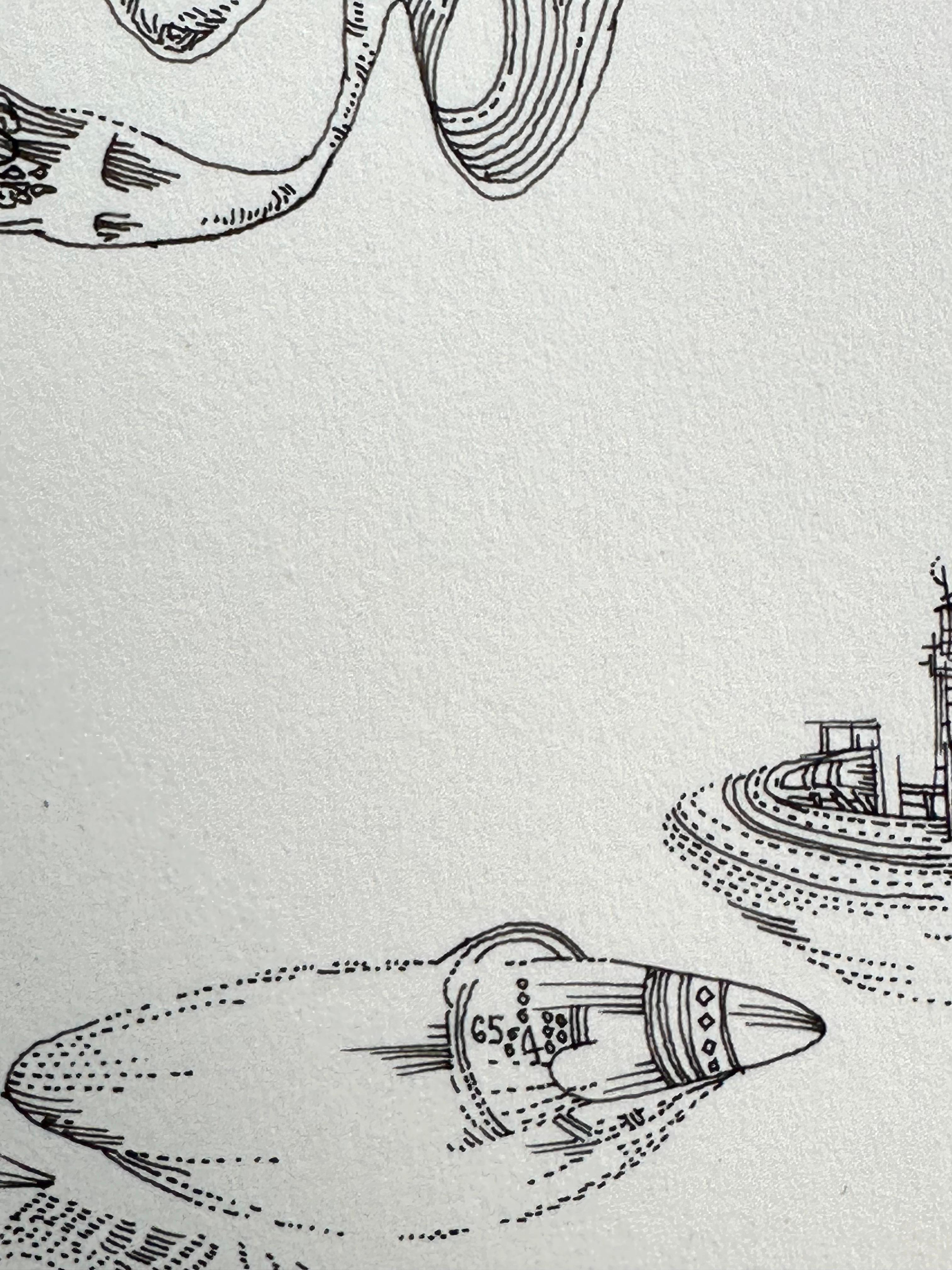 Astrologique (Artiste Surréaliste Noir de Philadelphie) en vente 6