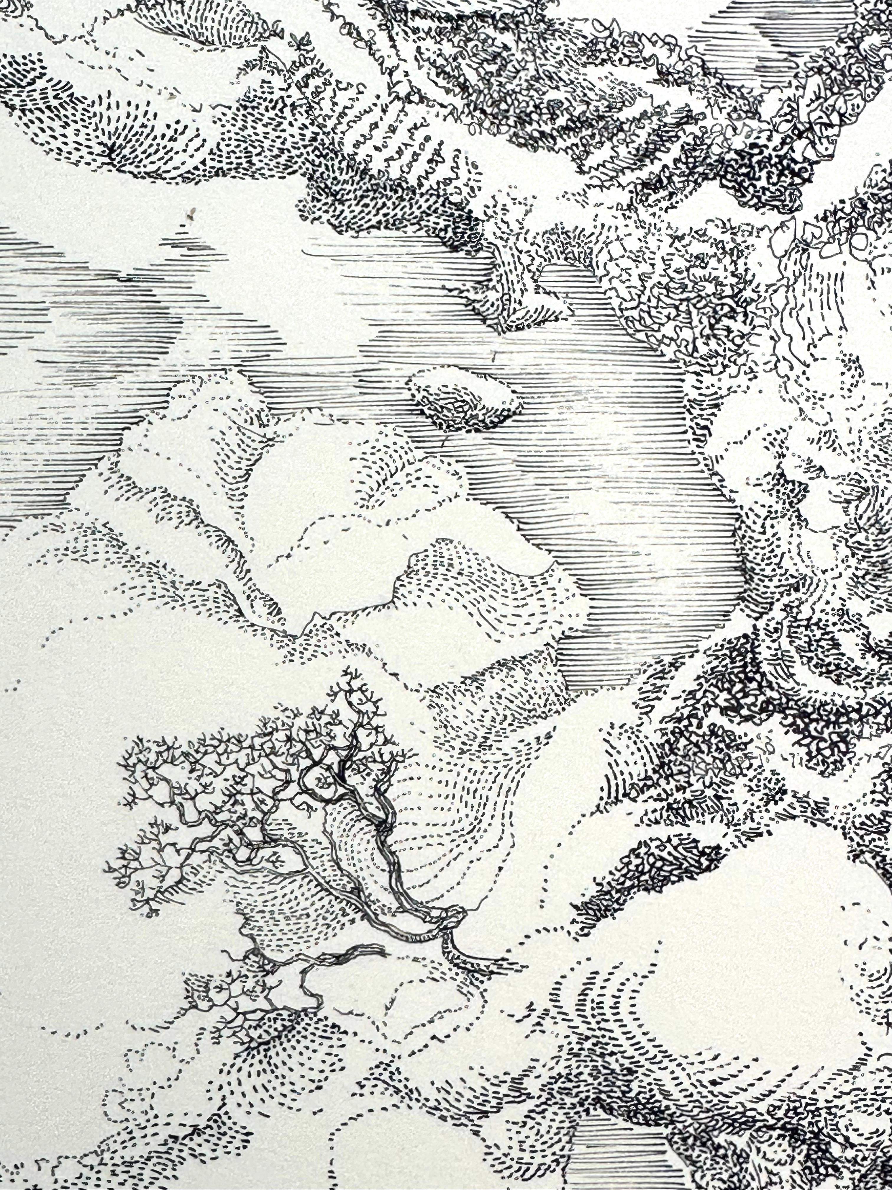 Earth River Flowing (Surrealist Black Philadelphia Artist) For Sale 4