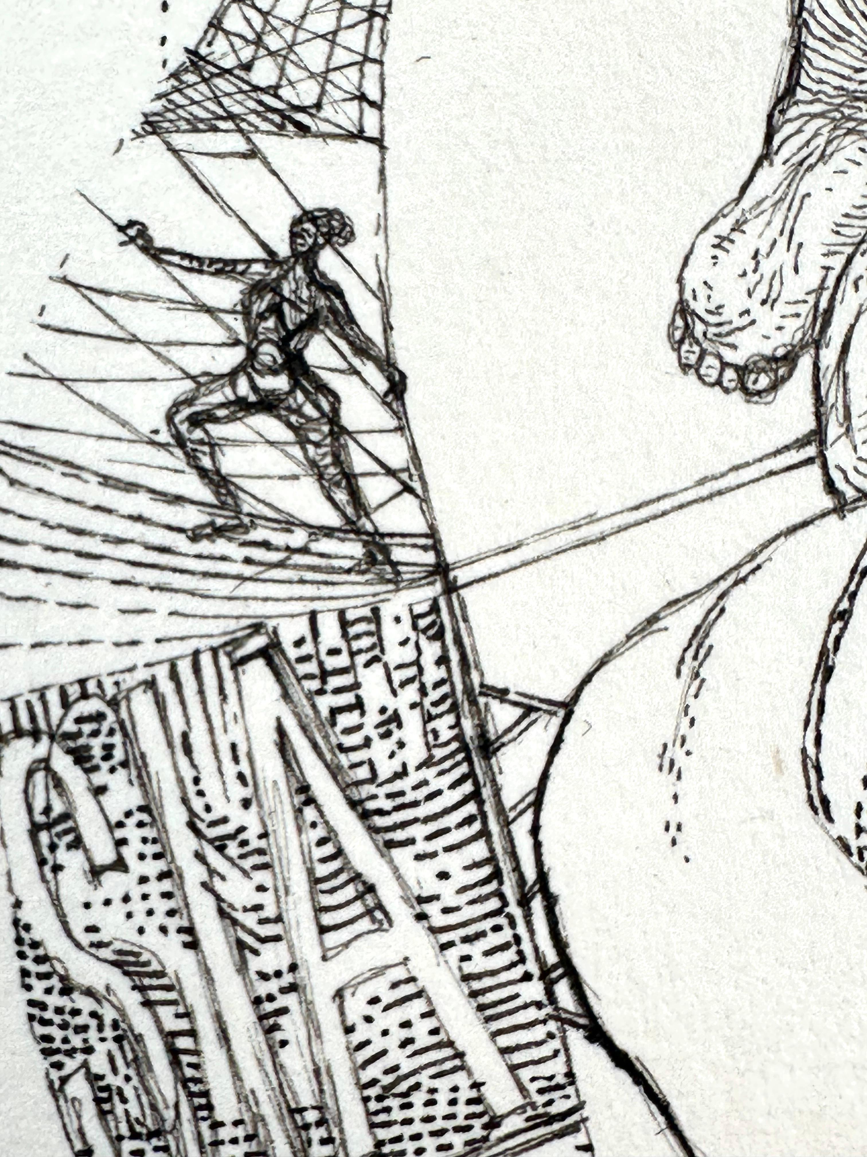 Roland Ayers (1932-2014). 

Untited (De la Serie Circo Aéreo), 1972.

Tinta sobre papel, 4.5 pulgadas de diámetro.

Firmado y fechado.

Artista y educador artístico, Roland Ayers nació el 2 de julio de 1932, hijo único de Alice y Lorenzo Ayers, y