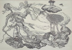 Spring (Schwarzer surrealistischer Künstler aus Philadelphia)