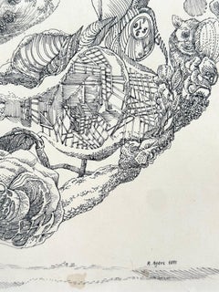 Aerial Circus Series (Ed Henderson), (Black Surrealist Philadelphia artist)