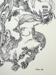 Untitled (Miles Davis)  (Black Surrealist Philadelphia artist)