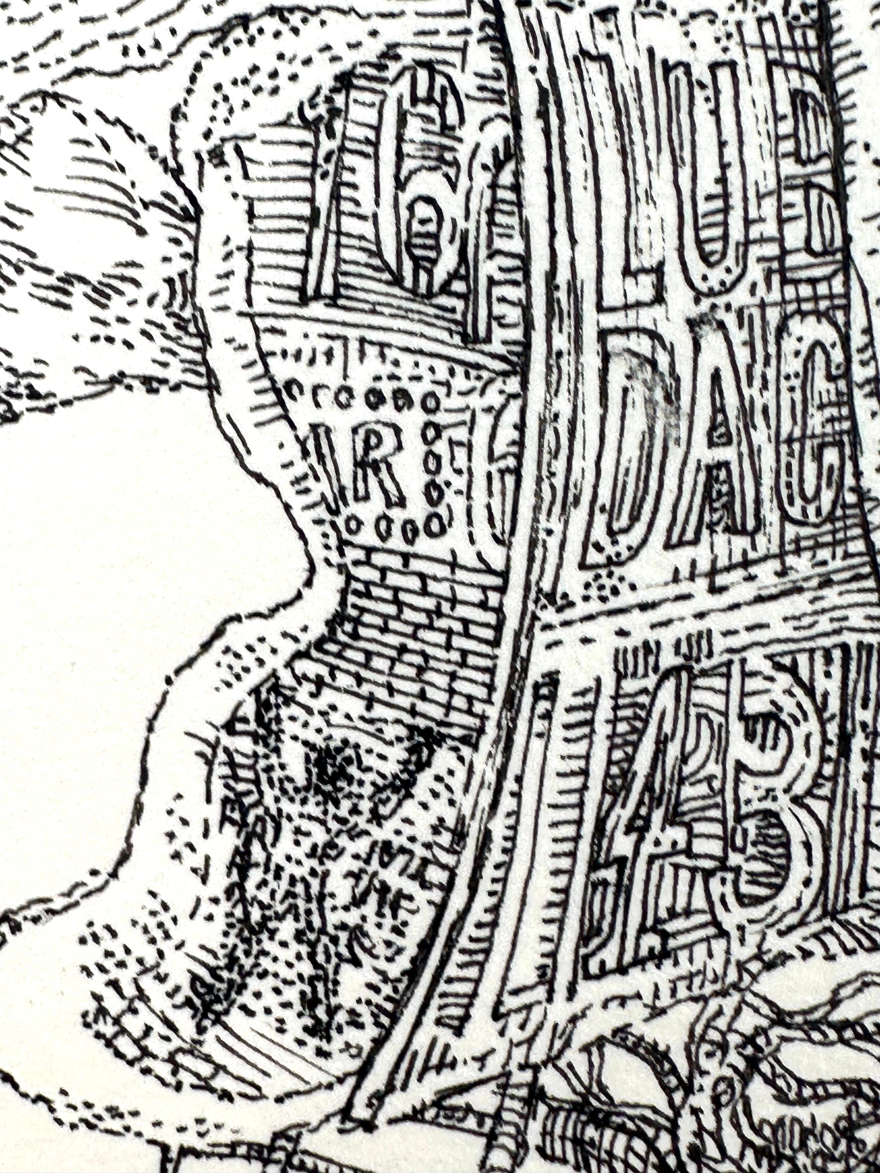 Le retour à la maison  (Artiste surréaliste noir de Philadelphie) en vente 2