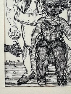 Ancestor Worship II (Black Surrealist Philadelphia artist)