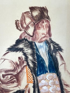 Traditionelle historische polnische Männerkleidung aus dem 16. Jahrhundert – Bauernkleidung